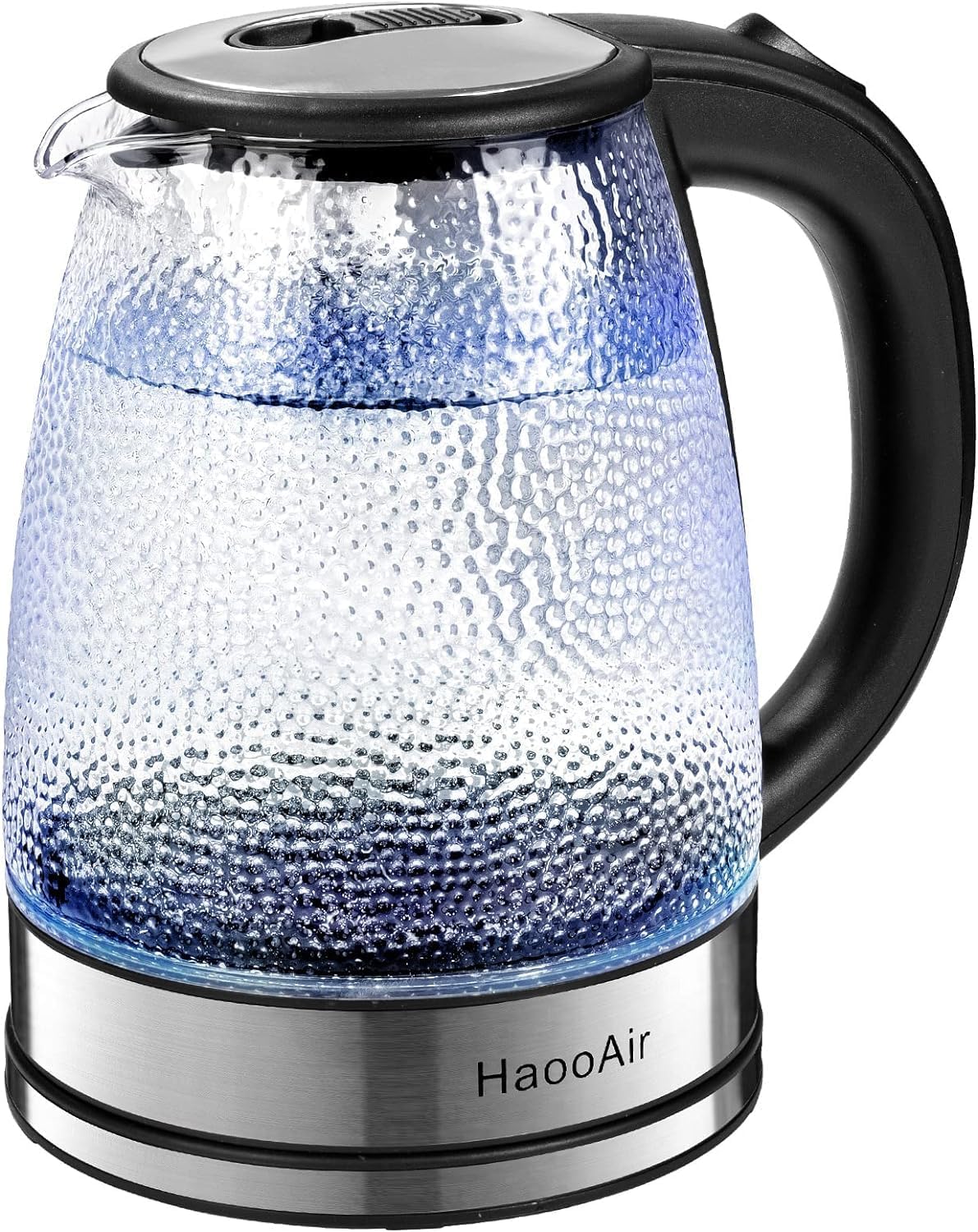 Haooair Electric Kettle, SpeedBoil Kettle with LED Indicator, 1.8L Wide Opening Hot Water