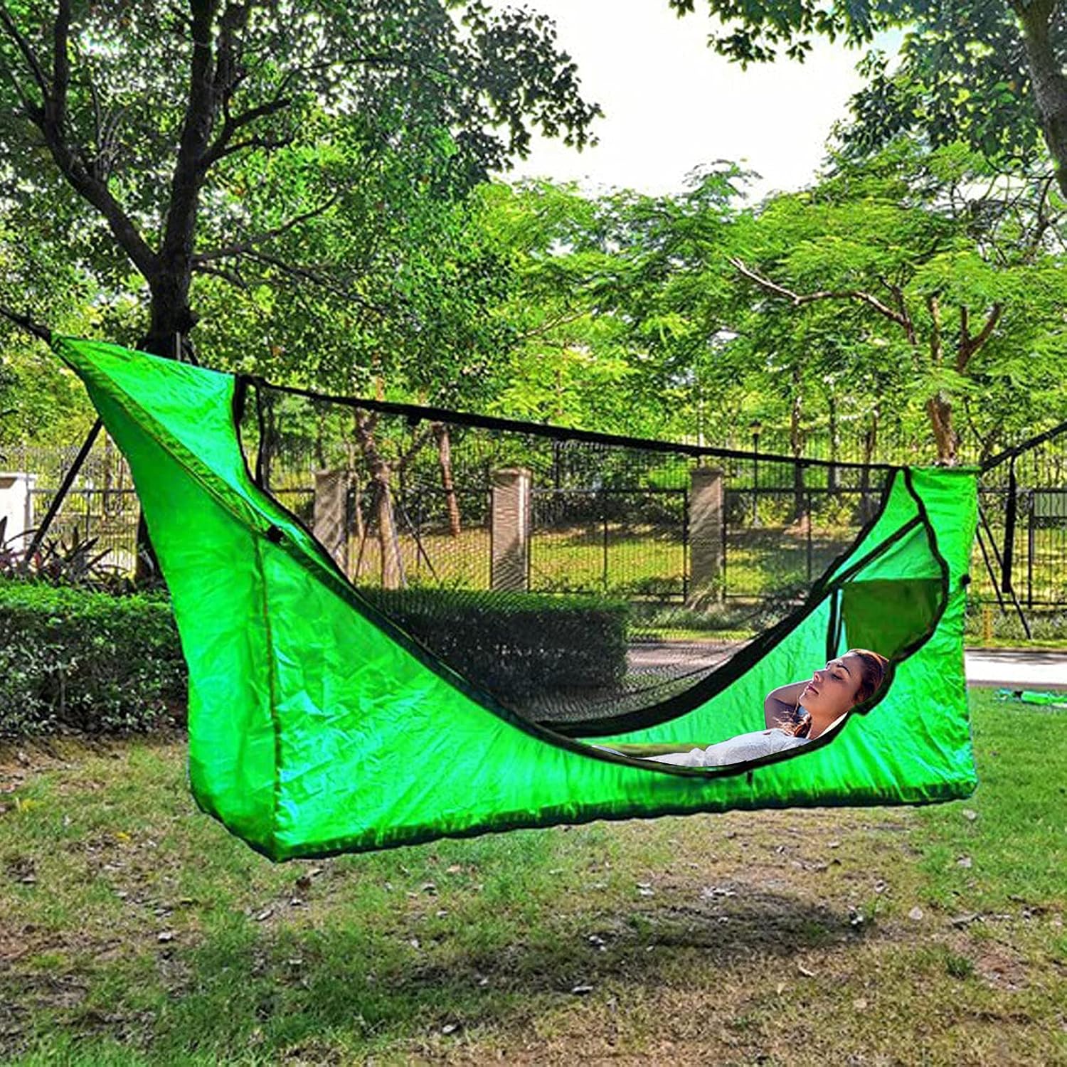 Camping Hammock, Lightweight Hammock with Inflatable