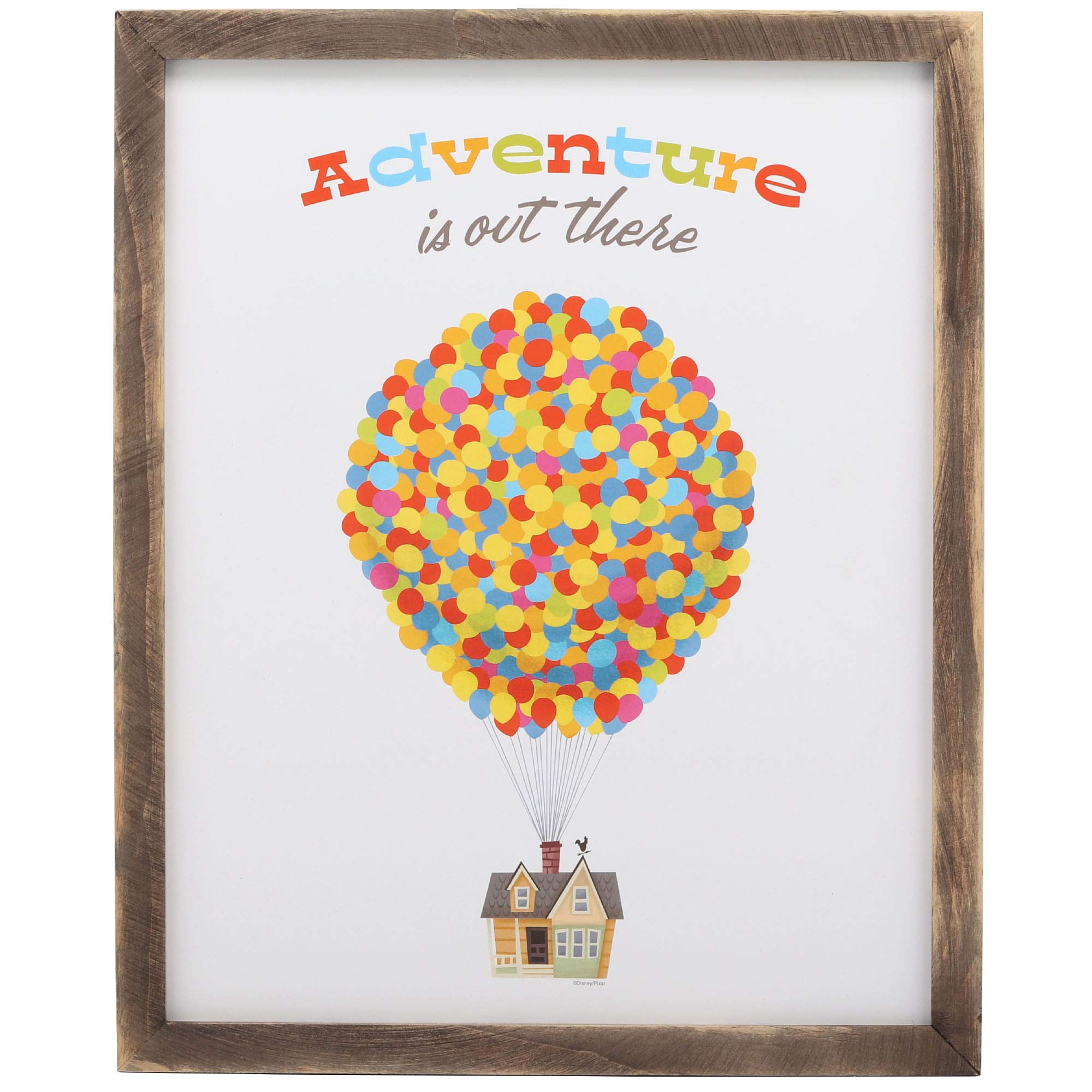 Up Adventure Is Out There Amazon.com: Open Road Brands Disney Pixar Up Adventure Is Out There Framed  Wood Wall Décor - Cute Up Movie Wall Art With Inspiring Quote : Everything  Else