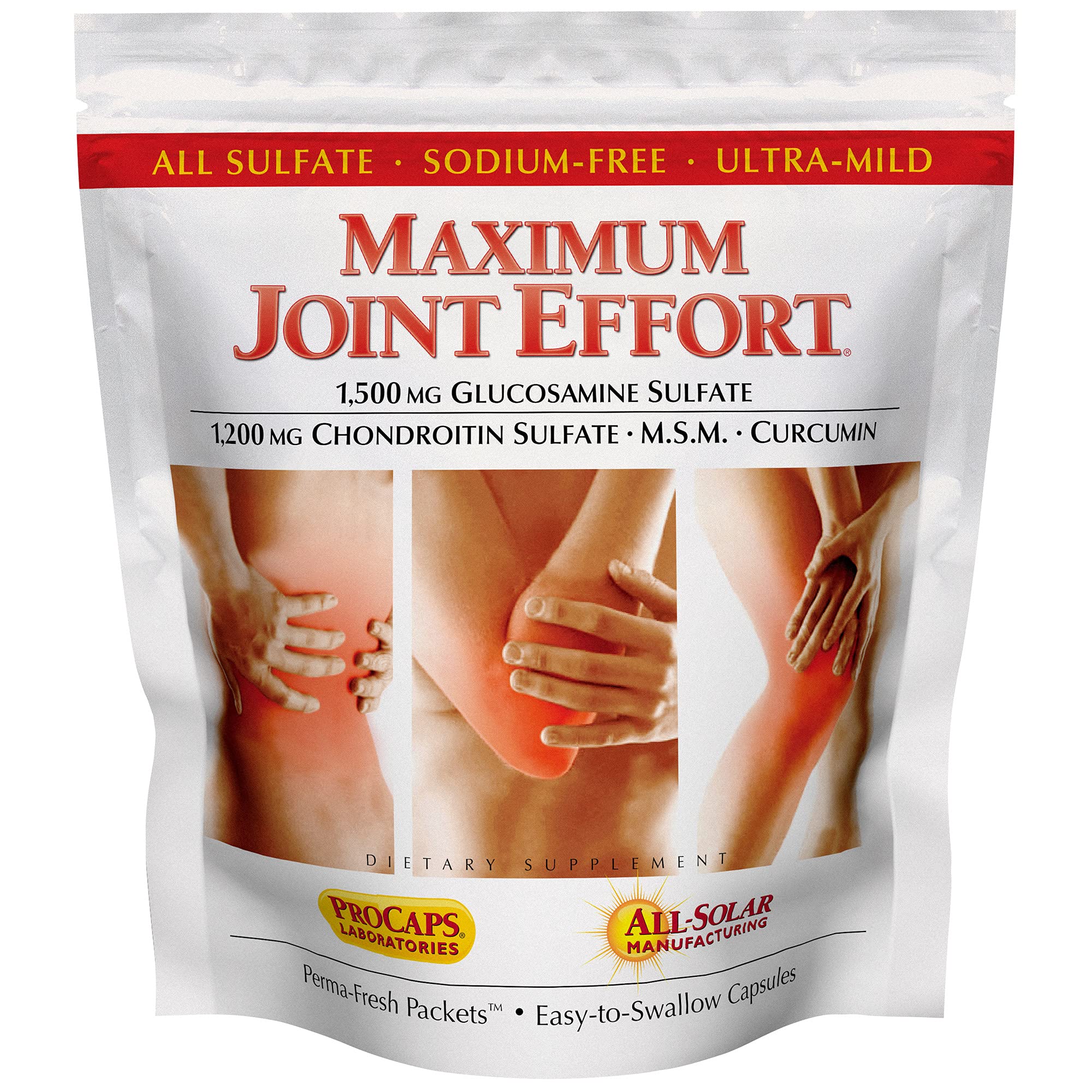 Andrew LessmanMaximum Joint Effort - 60 Packets – Research Established Ingredients and Levels for Support of Healthy Joints. with Glucosamine Sulfate, Chondroitin Sulfate, MSM and Curcumin