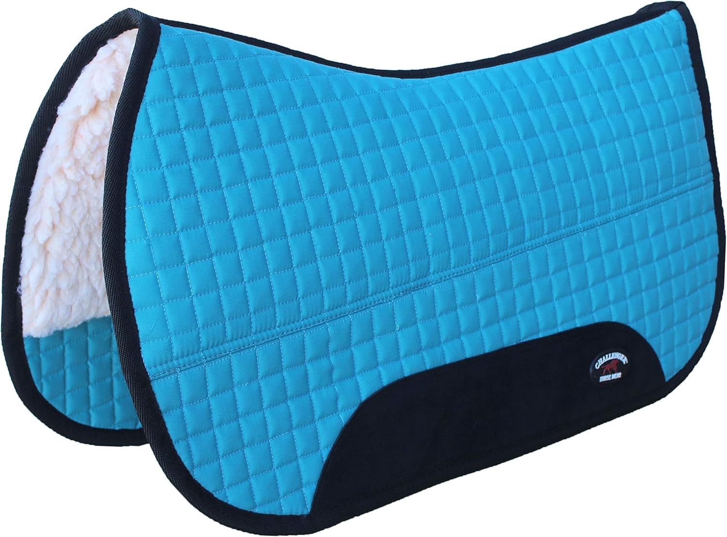 Horse Western 28" x 30" Cotton Quilted Padded Saddle Pad Turquoise 3995