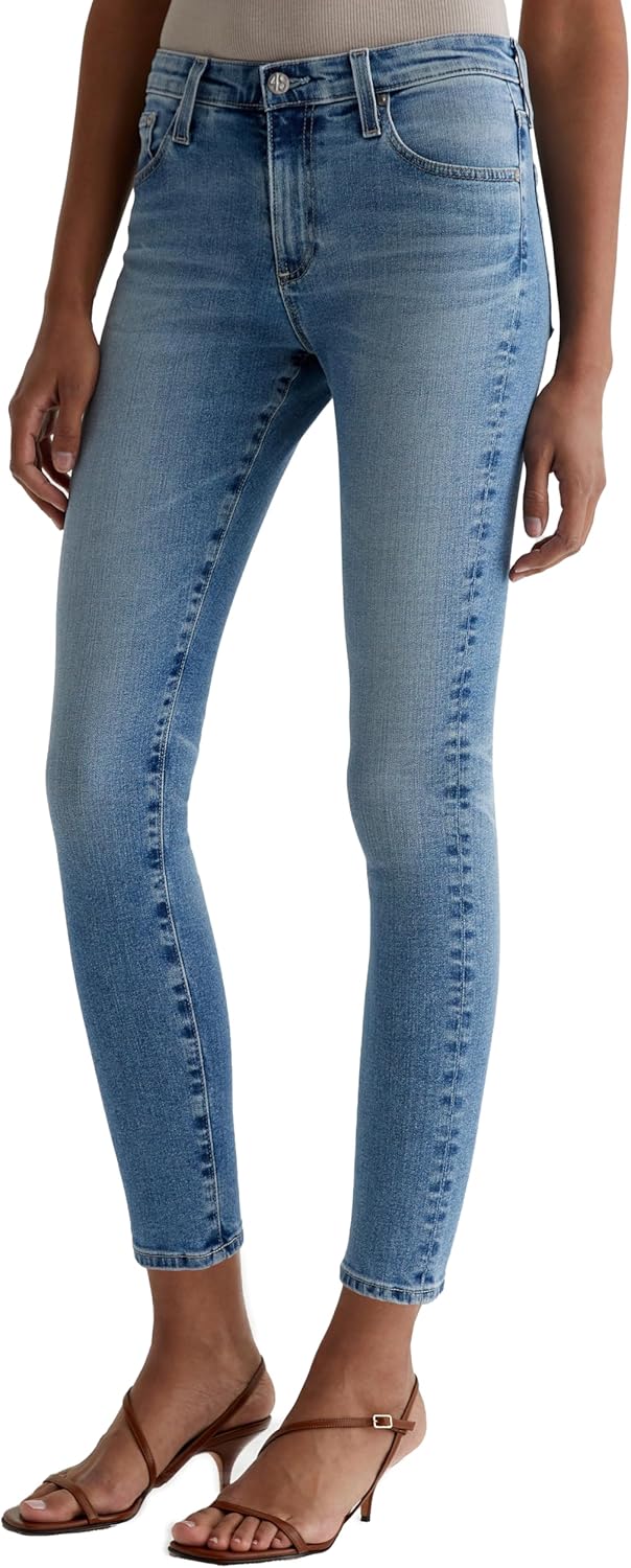 Womens Farrah Mid Rise Skinny Ankle Jean - Image 5