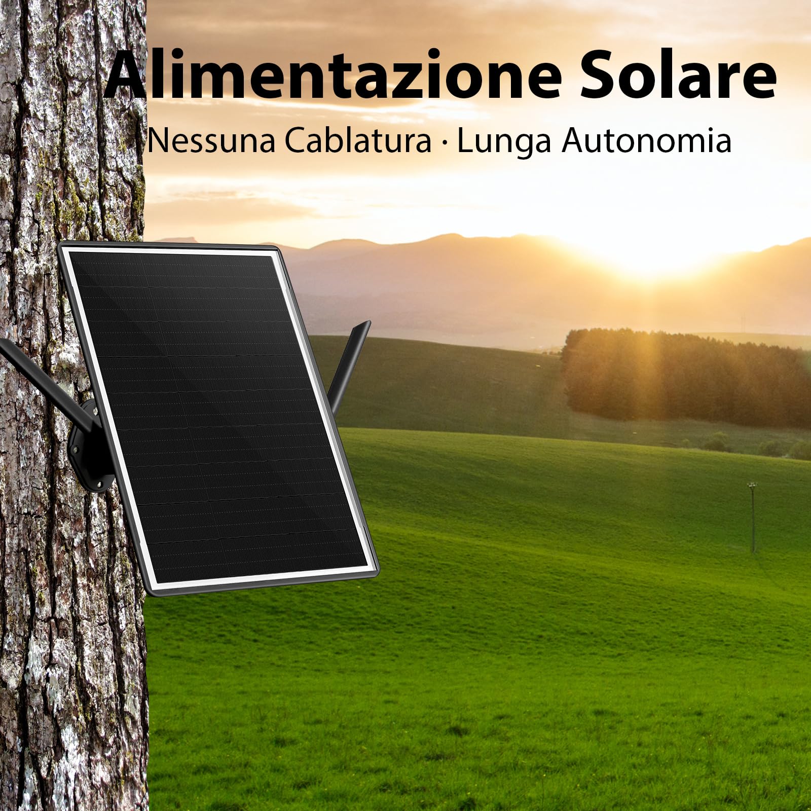 Ripetitore WiFi Solare, Amplificatore di Segnale Internet a 2,4 GHz per Esterni, Ripetitore WiFi da 300Mbps, Batteria da 26000mAh, Grado di Impermeabilità IP66