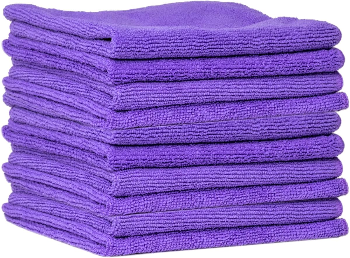 Microfiber Towels Color May Vary (10 Pack)