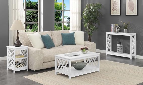 Convenience Concepts Titan Coffee Table, White