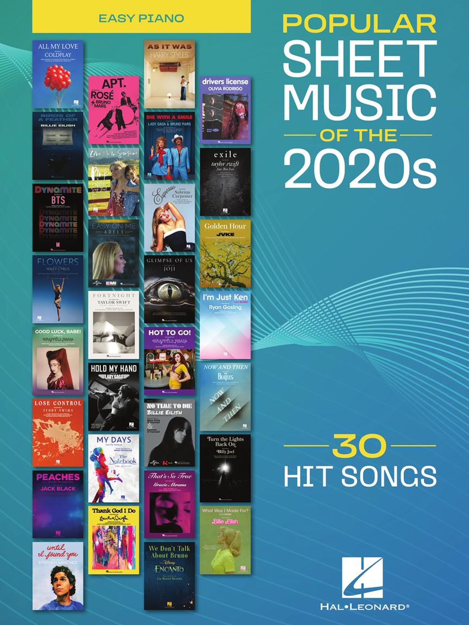 Popular Sheet Music of the 2020s. Piano Solo.: 30 Hit Songs