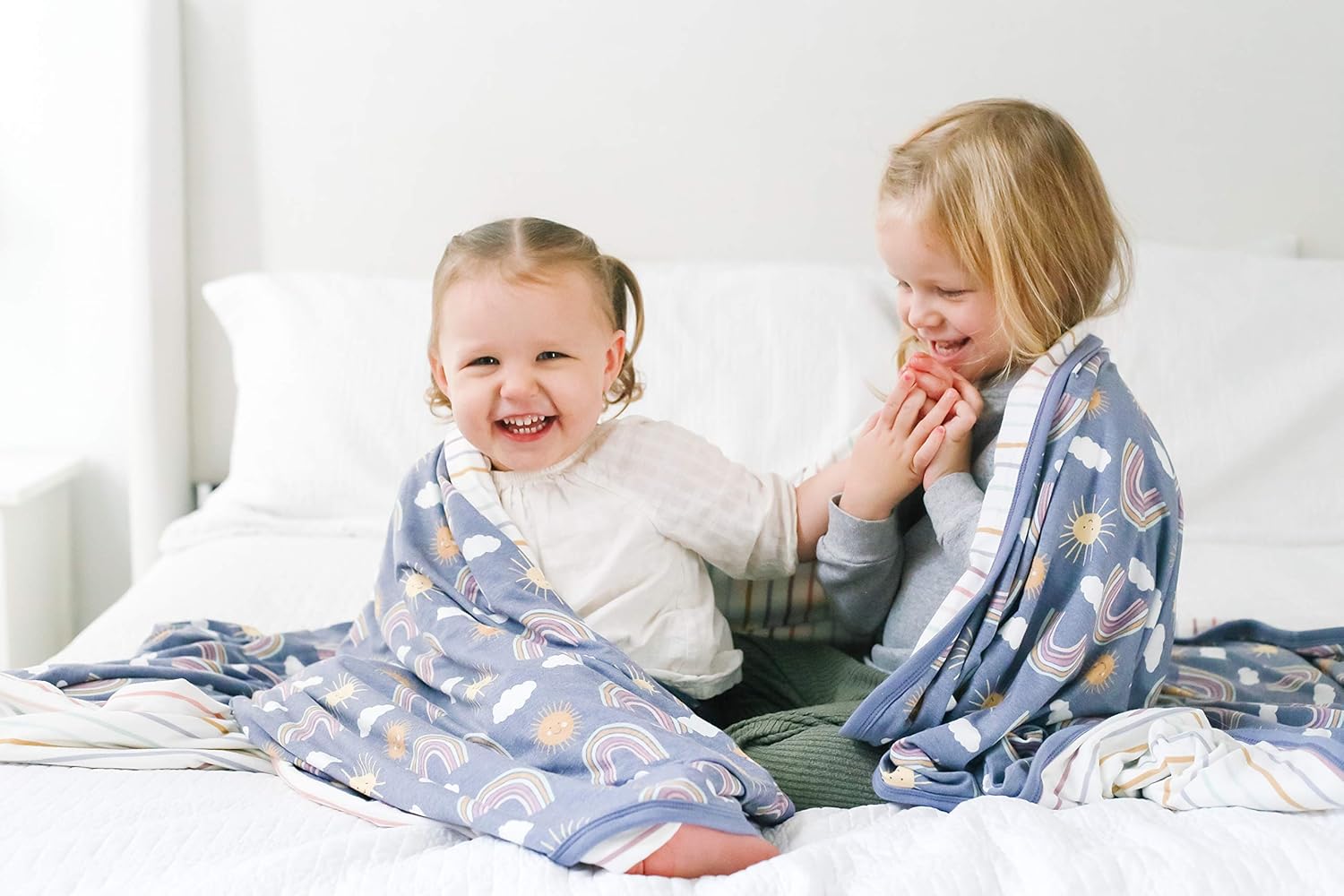 Copper Pearl Jumbo 3-Layer Baby Blanket: Soft Baby Quilts for Boys and Girls | Breathable, Cozy, Toddler Blanket | Baby Quilt for Newborns | 46x46 Premium Polyester/Rayon | Hope