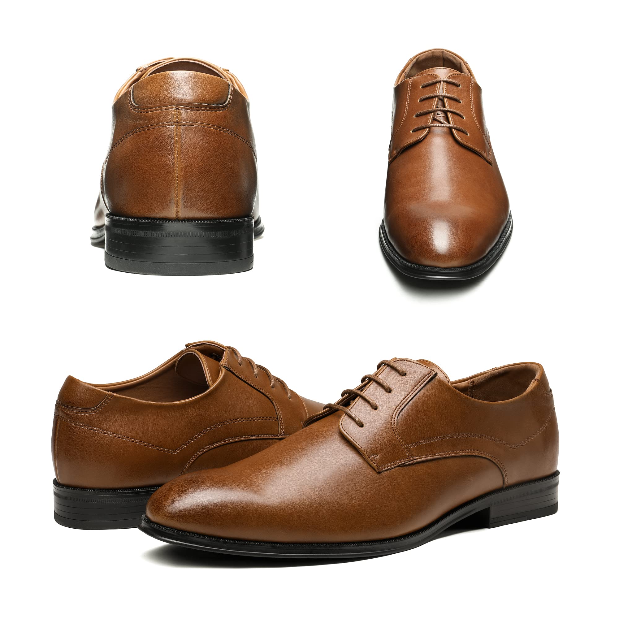 Bruno Marc Zapatos de Vestir Oxfords Zapatos de Cordones Zapatillas Clásicas Formales Derby para Hombre