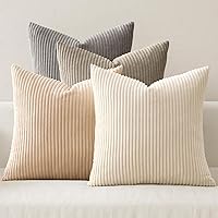 Vista 51 de MIULEE - Juego de 4 fundas de cojín decorativas estilo bohemio, diseño retro vintage, para sofá, sillón, cama, sala de estar, 20 x 20 pulgadas