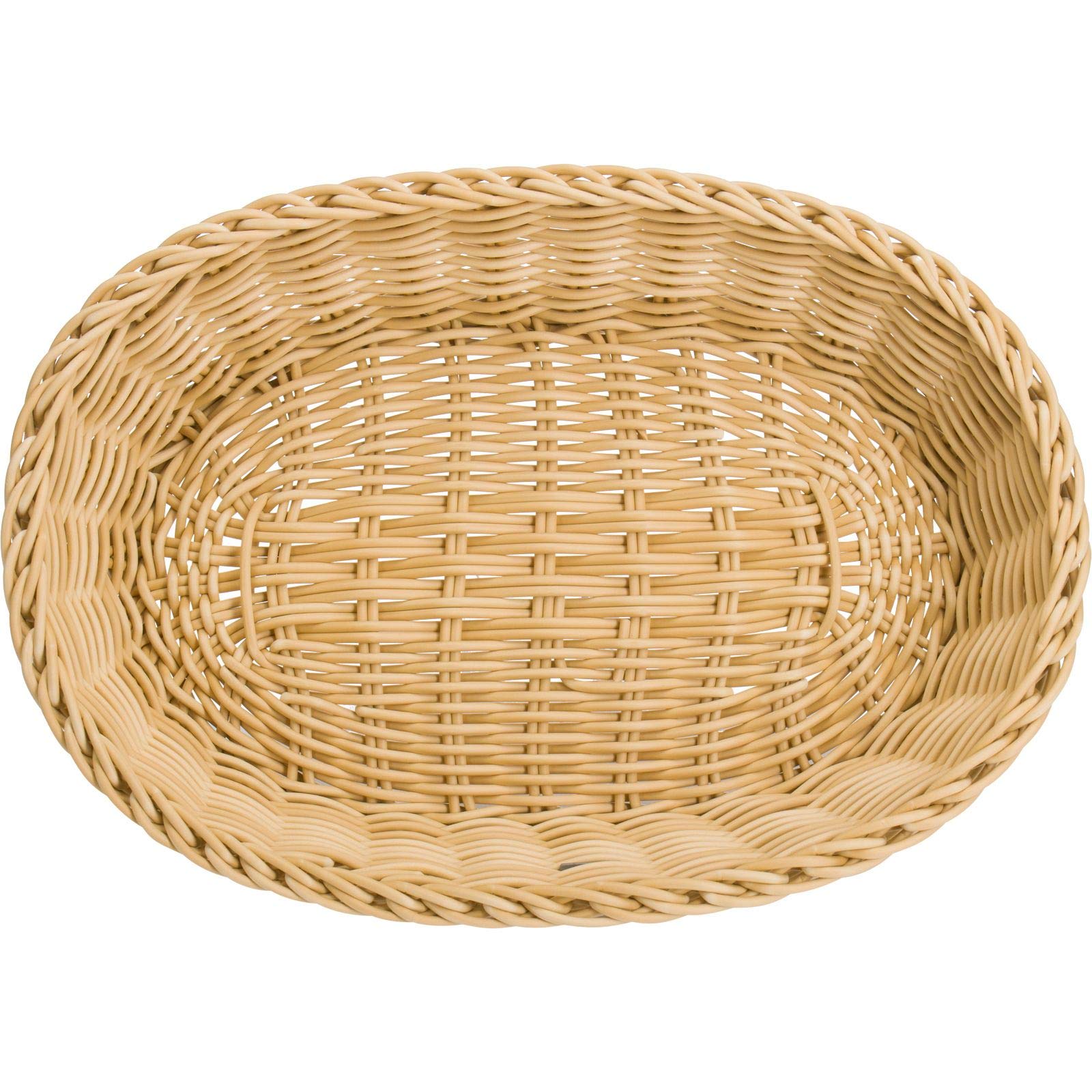 Westmark Cesta Multiuso, Adatta per Hotel e Ristorazione, Ovale, Ca. 32 x 23 x 7 cm, Fibra Sintetica, Saleen Edition, Beige Chiaro, 02010730101
