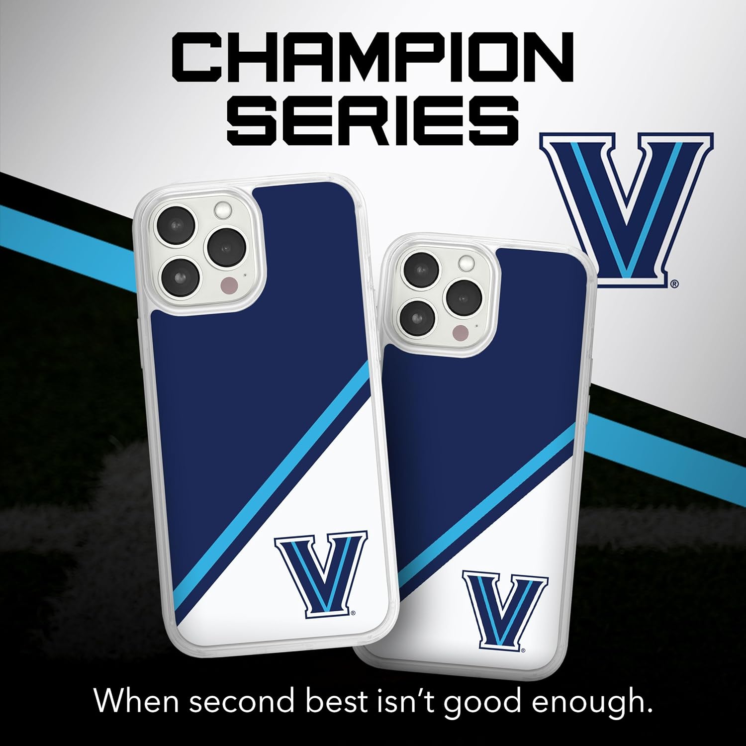 Affinity Bands Villanova Wildcats HD Phone Case Compatible with MagSafe Apple iPhone 15 Pro Max (Champion Series)