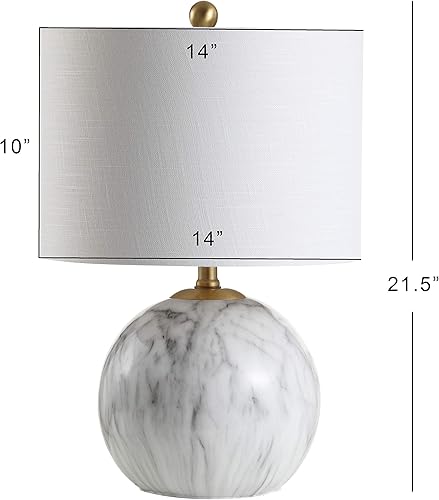 Miniatura 3 de JONATHAN Y JYL1064A Luna - Lámpara de mesa LED de resina de 21.5 pulgadas, lámpara de mesita de noche clásica para dormitorio, sala de estar,