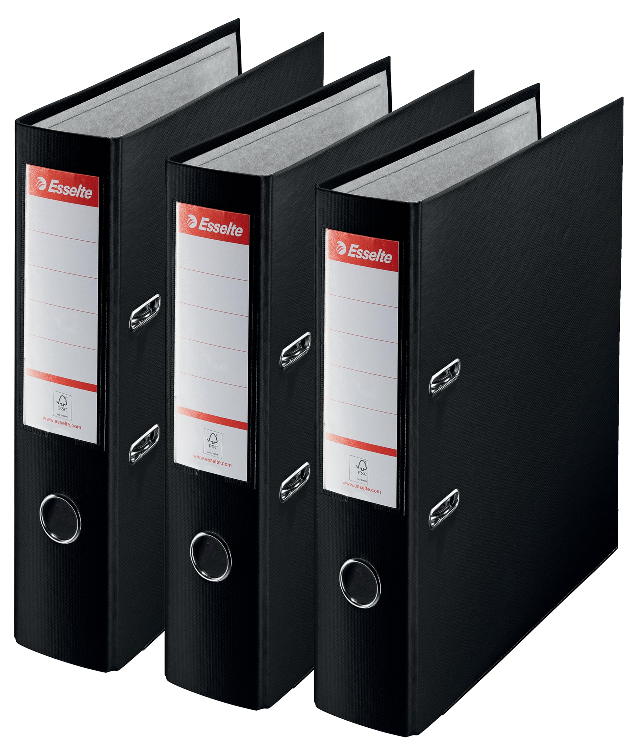 Esselte Essentials Lever Arch File PP. Pack 3 624294