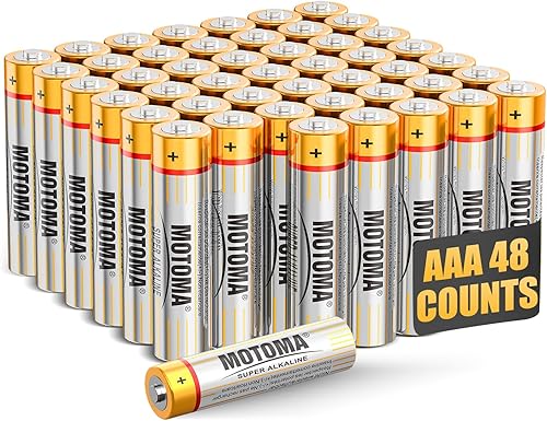 Miniatura 12 de Pilas alcalinas AAA y AA, 24 pilas dobles A y 24 triples A, baterías de energía de larga duración para dispositivos electrónicos domésticos,