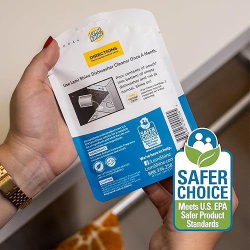 Miniatura 5 de Lemi Shine Limpiador natural de lavavajillas  Limpiador de lavavajillas y desodorante alimentado por ácido cítrico y un aroma natural a limón fresco