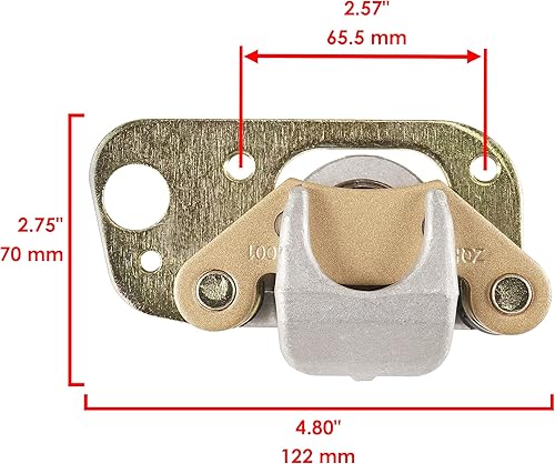 Miniatura 2 de Caltric Pinza de freno delantera y trasera con pastillas de freno compatible con Polaris Scrambler 500 4x4 2x4 2005-2009