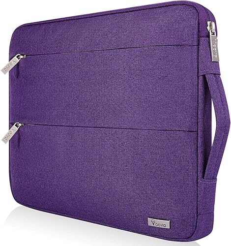 Miniatura 16 de Voova - Funda para laptop de 11.6, 13, 13.3, 14 y 15.6 pulgadas, resistente al agua, bolsa protectora para laptop Gris,Negro,Azul,Gris