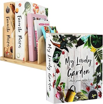Gardening Binder & Tabletop Book Organizer