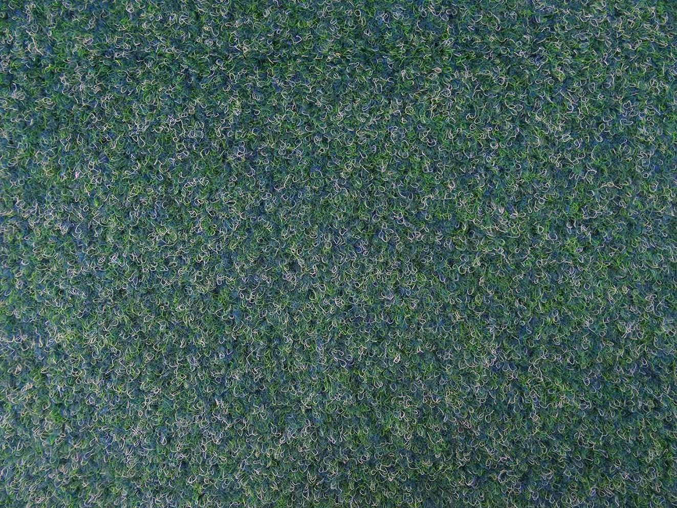 Tappeto da esterno Green | Erba sintetica con drenaggio per giardini, balconi ed eventi, blu-verde, Taglio (1.33m di larghezza / 5m di lunghezza)