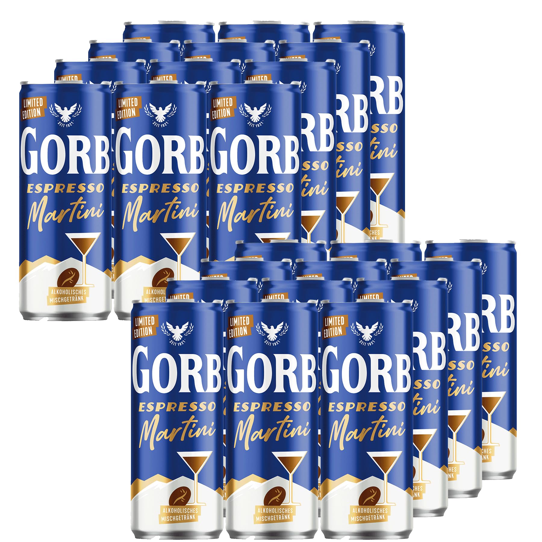 Gorbatschow Espresso Martini 10% vol. Dose (24x0,33l) INKL. PFAND 6 EURO