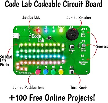 Code Rocket + Code Lab. Launch into Coding with Two Kits + Over 100 Projects!