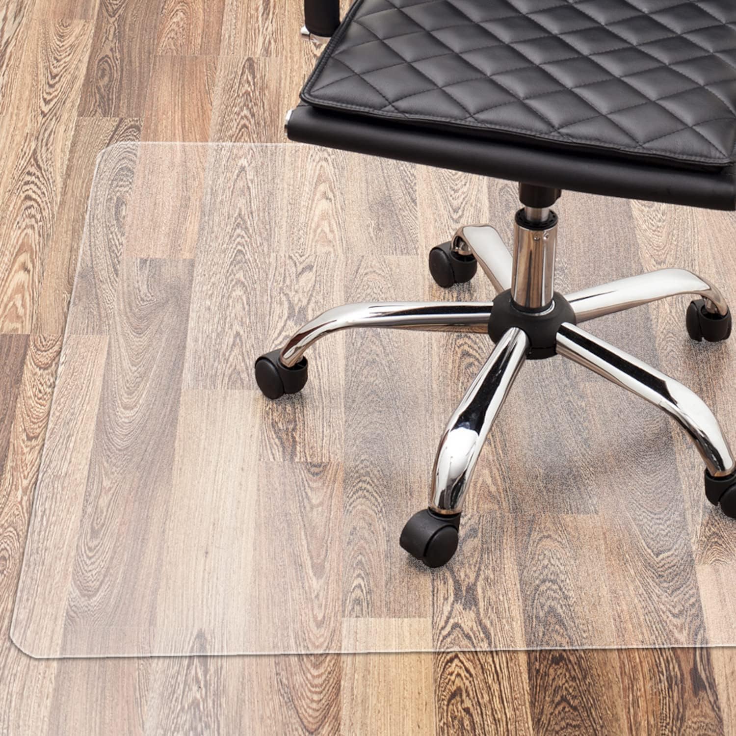Floordirekt PRO - 16 Größen zur Wahl - Polycarbonat Bodenschutzmatte transparent mit TÜV für Hartböden