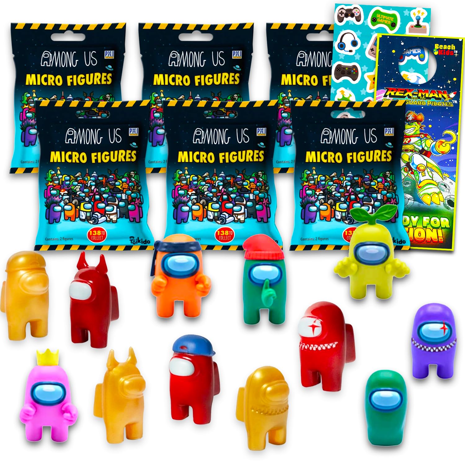 Amazon.com: P.M.I. Among Us Party Favors Kids, Boys, Girls