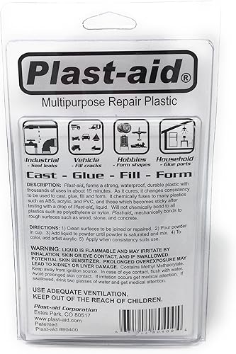 Miniatura 2 de Plast-aid Plástico de reparación multiusos - Kit de 6 oz
