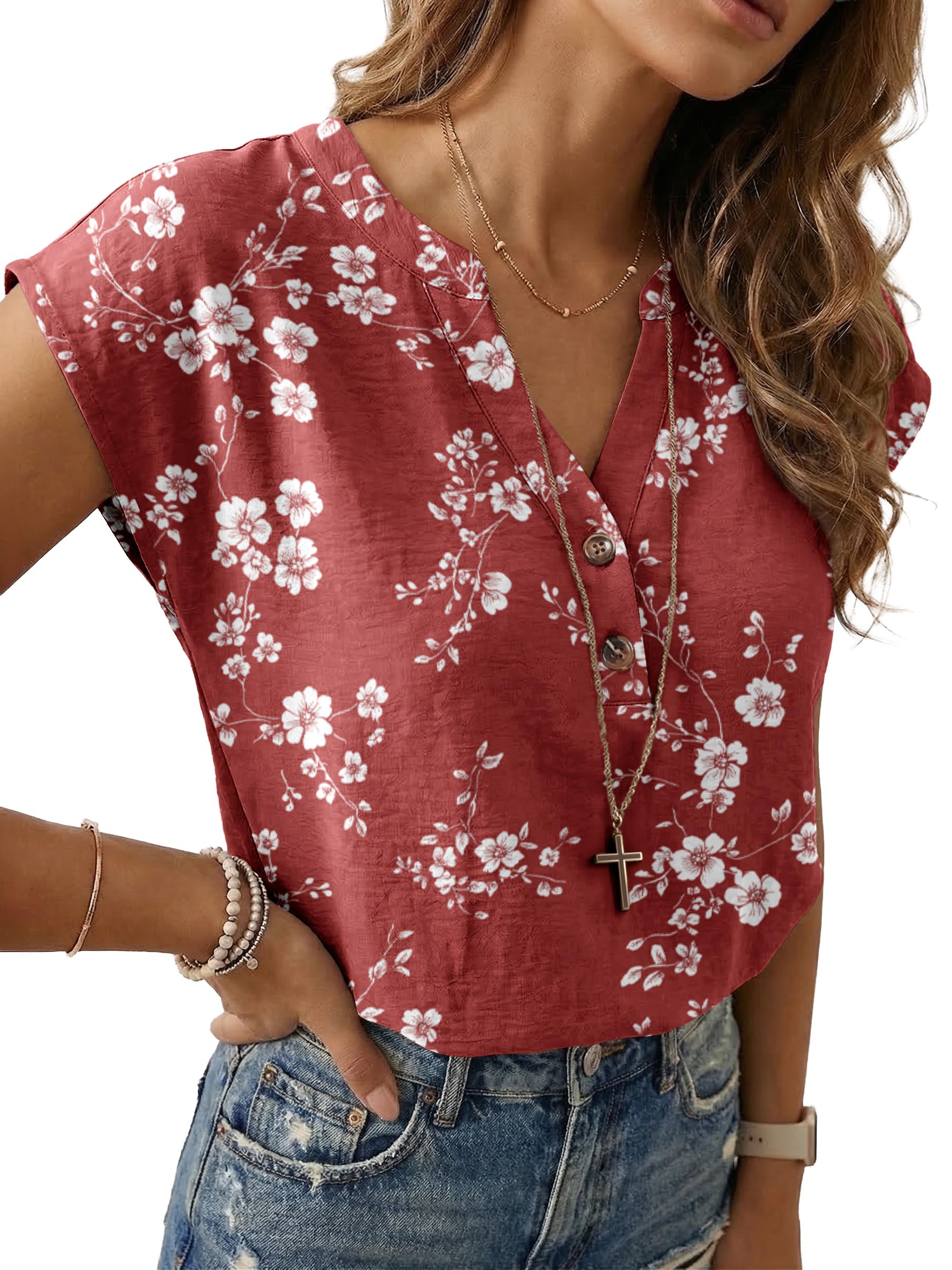 45% OFF Lepunuo Womens Tops
