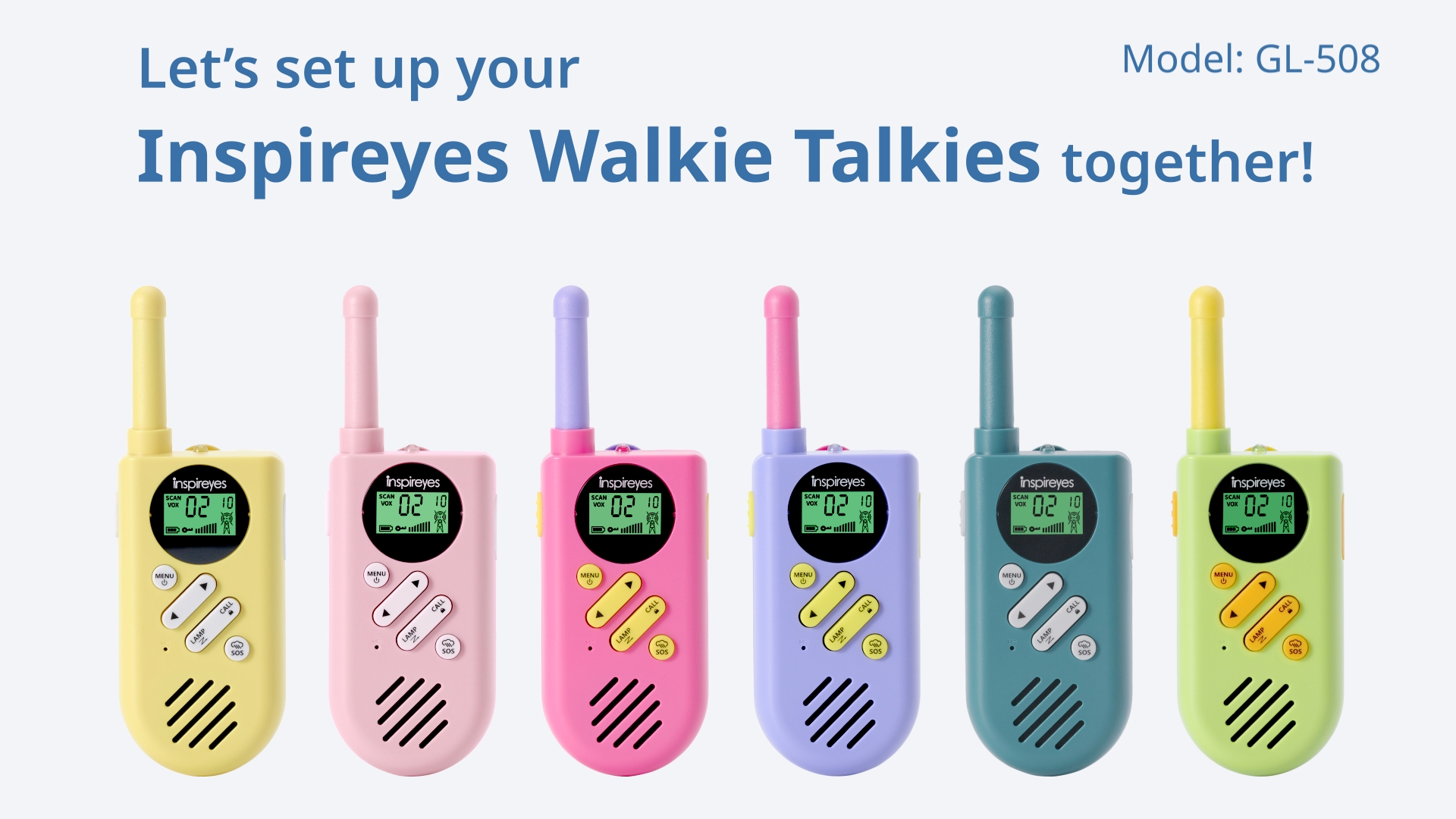 Amazon.com: Inspireyes Walkie Talkies for Kids, Rechargeable Long