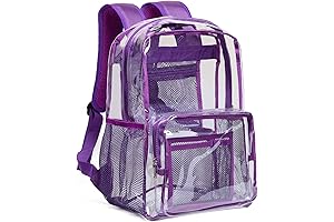 Vorspack Clear Backpack Heavy Duty: Ideal for School, Travel, and Work