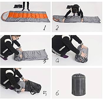 Amazon.co.jp: YOTECE 寝袋 シュラフ 封筒型 軽量 コンパクト