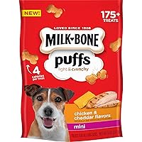 Algopix Similar Product 11 - MilkBone Puffs Dog Treats Chicken 