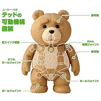 【レア】テッド2 テッド フィギュア リボルテック Ted 2 Figure Bjd Ted Teddy Bear Action Figure Amazing