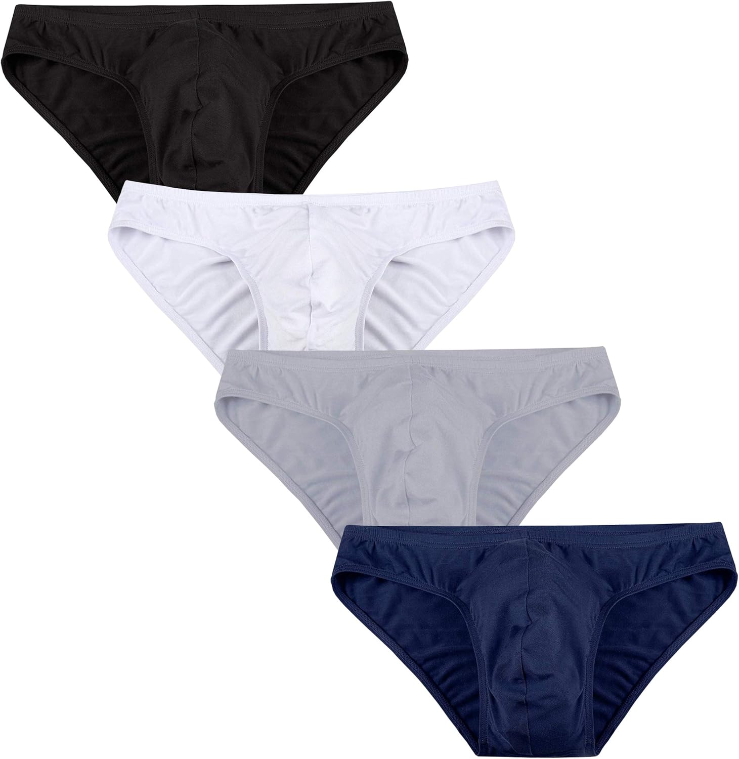 WINDAY Men's Underwear Micromodal Bikinis Seamless Breathable Briefs