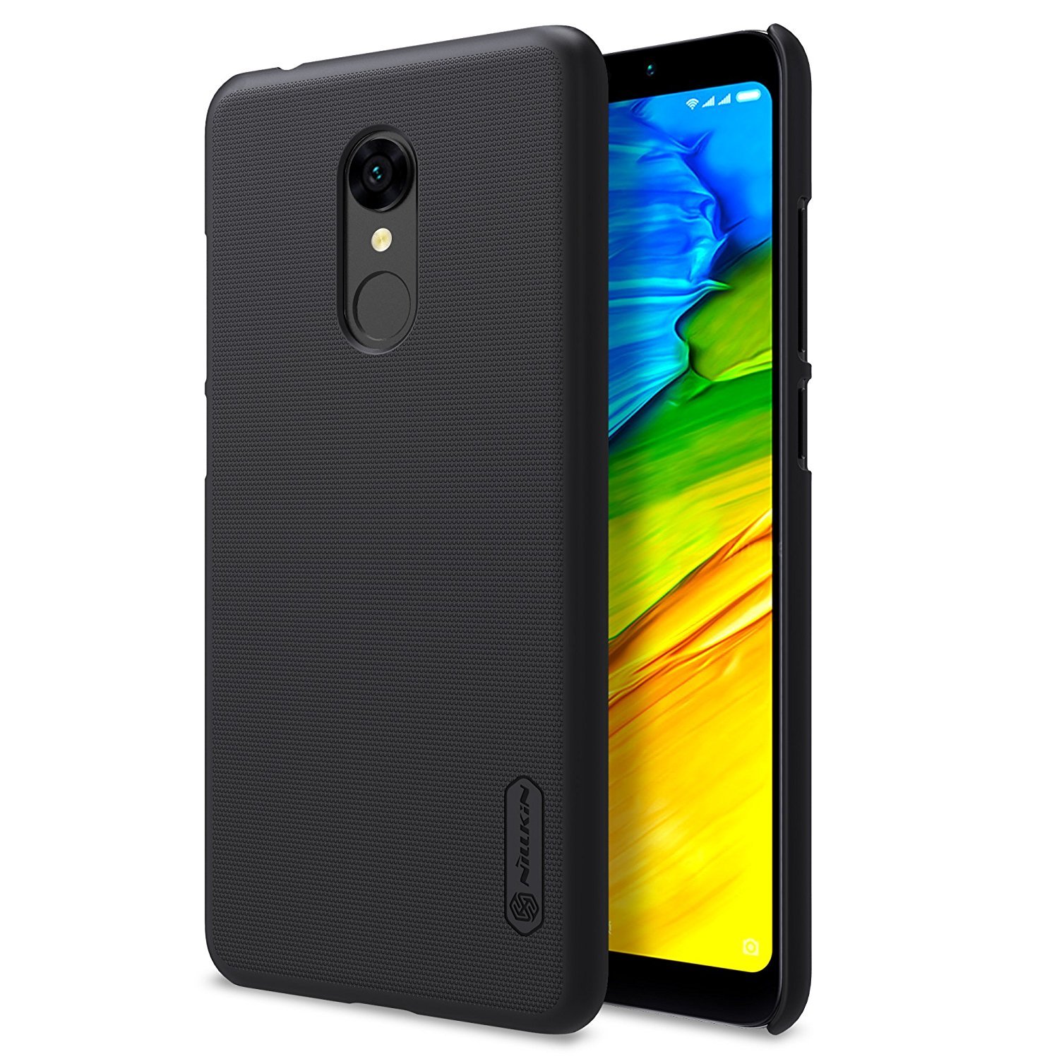 Nillkin Frosted Shield Cover Per Xiaomi Redmi Note 5A – Leggera, Antiscivolo, Anti-graffio (Nera) - 4