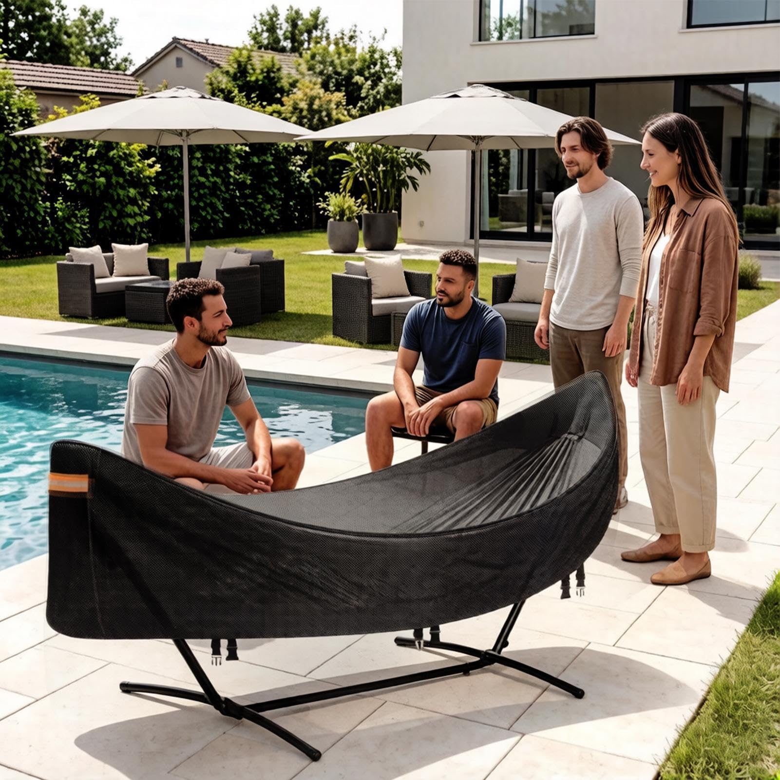 Générique Housse de Hamac Extérieur Coupe-Vent Imperméable Protection