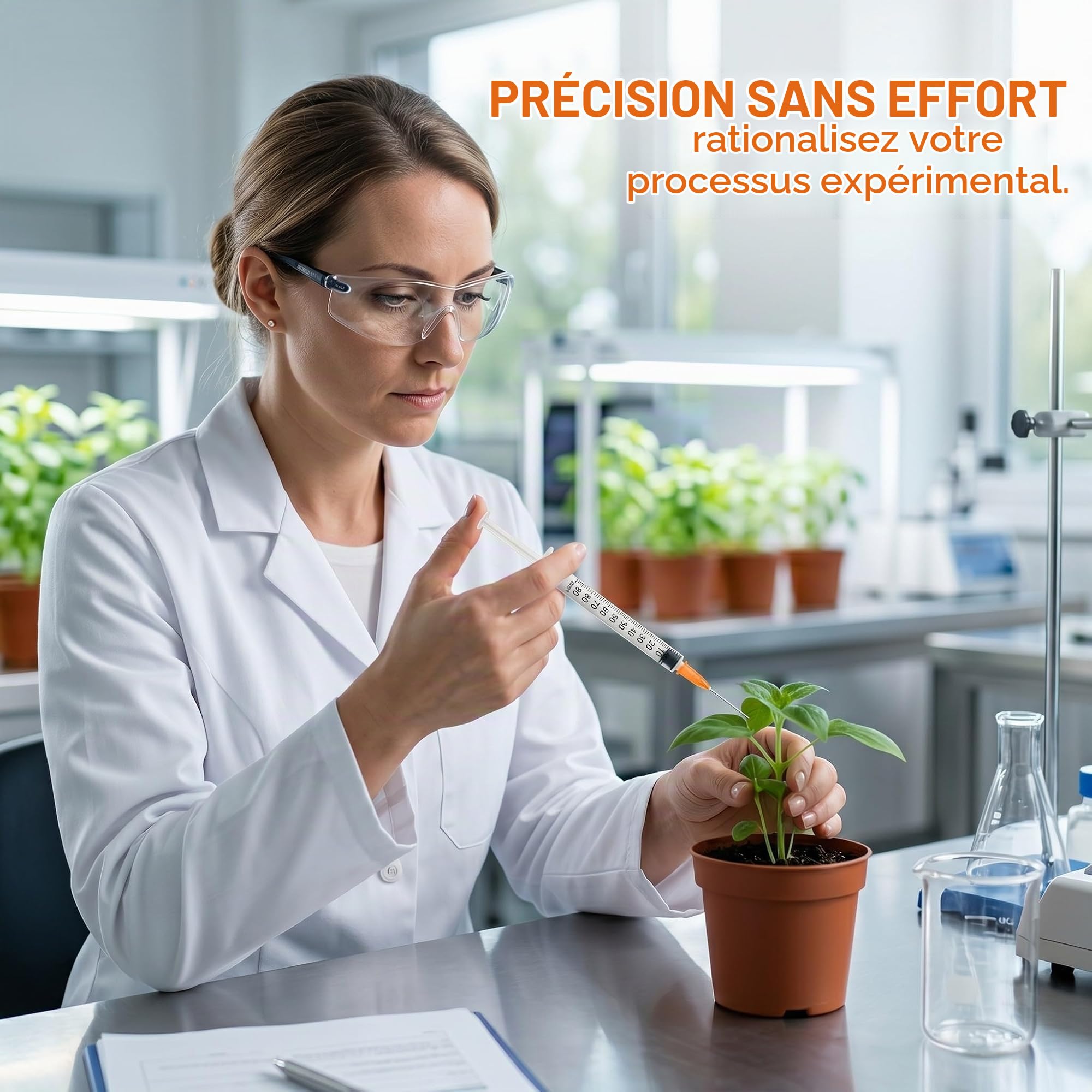 10 Pièces tubes en plastique de 1 ml(30 g x 8 mm), outils de mesure polyvalents, emballés individuellement
