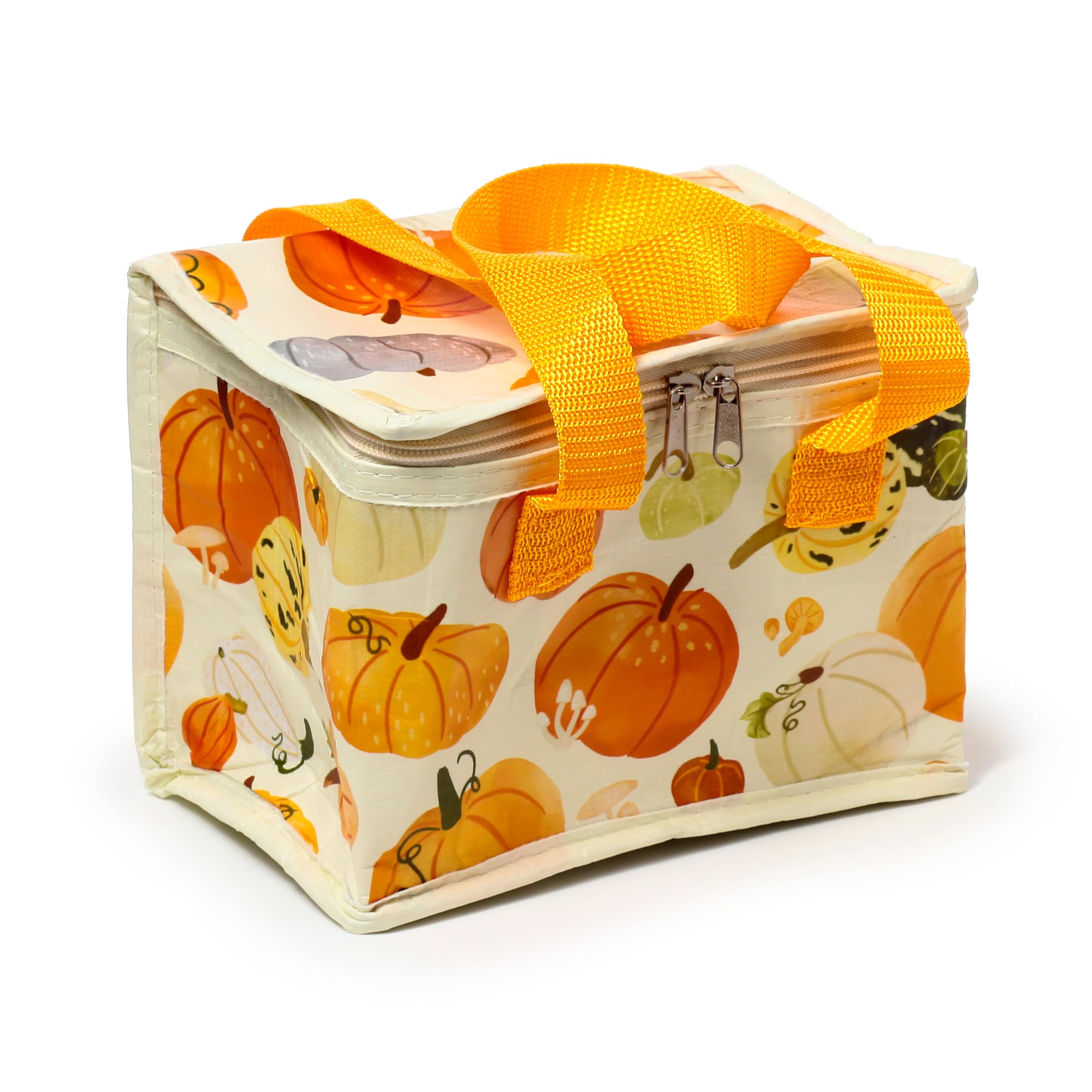 Puckator RPET Cool Bag Lunch Bag Autumn Harvest - Insulated Lunch Bag for Women Men Children - Lunch Box Bag For Work Family School - Beach Picnic Accessories - Picnic Box - Collapsable Lunchbag