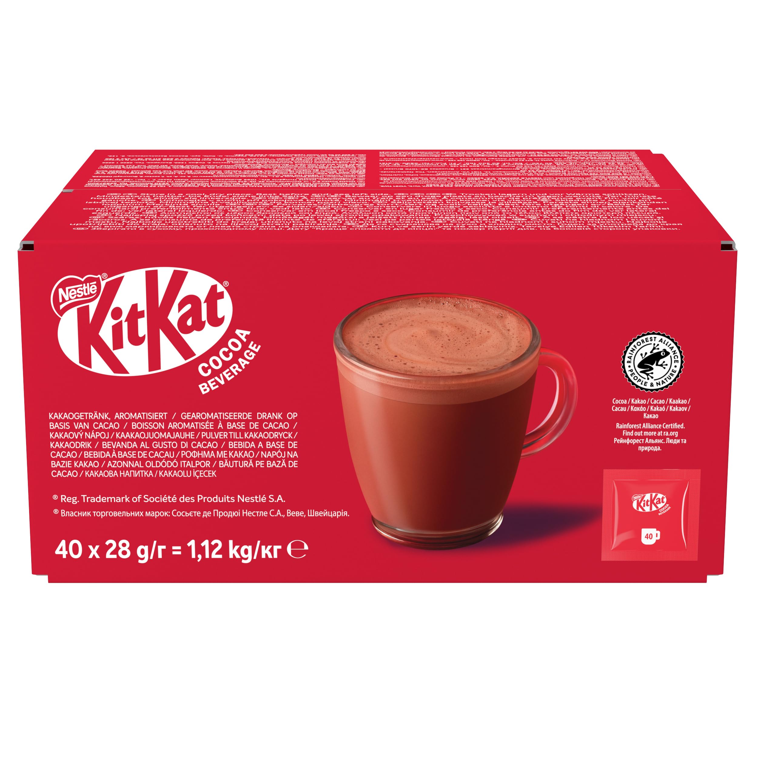 KitKat Bevanda con cacao solubile, 40 bustine da 28g (1120g)