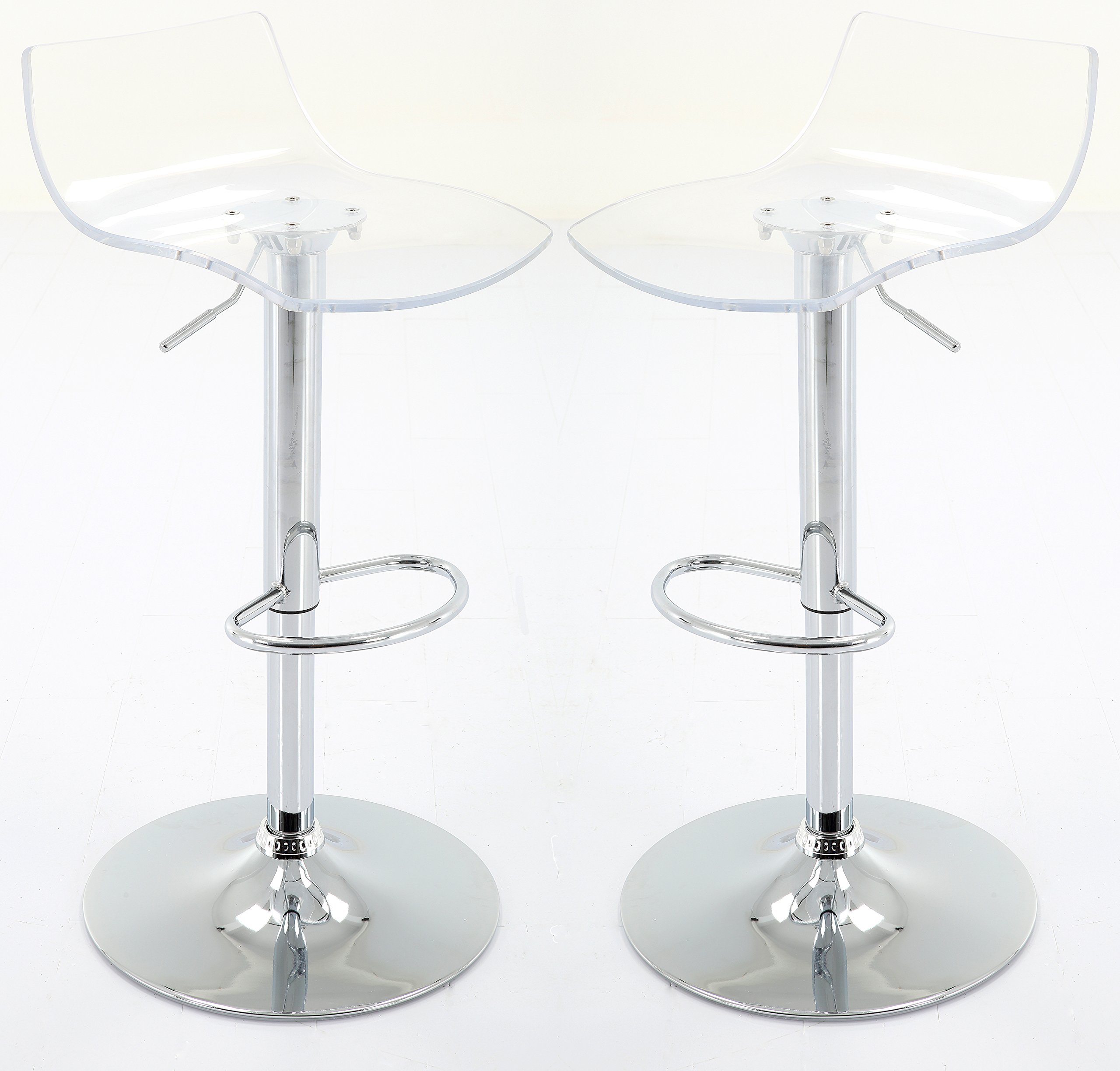 Vogue Furniture Direct Adjustable Arcylic Barstool