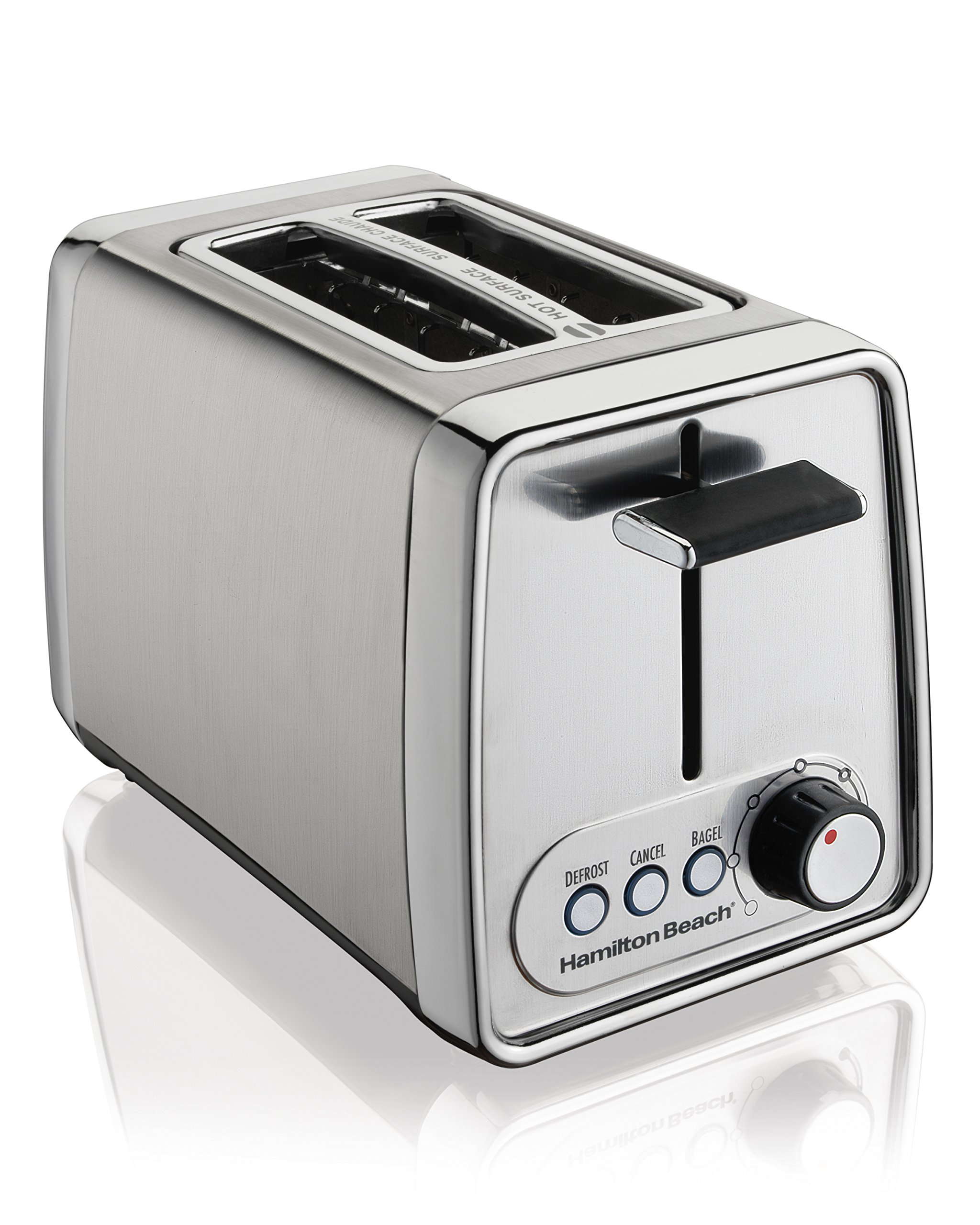 Amazon.com: Hamilton Beach Modern Chrome 2 Slice Extra Wide