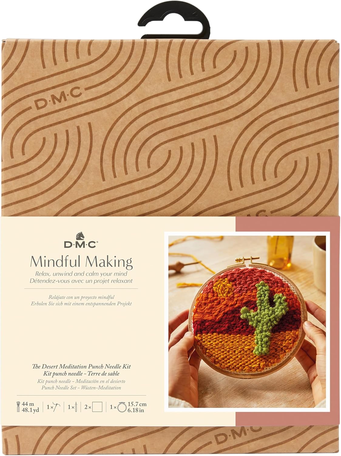 DMC Mindful Making Desert Meditation Punch Needle Kit