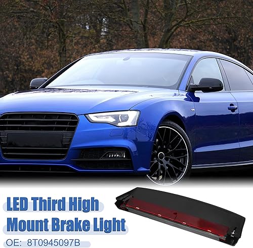 Miniatura 2 de X AUTOHAUX Alto nivel tercera luz de freno trasero 8T0945097B para Audi A5 2.0L A/T Quattro Base Coupé 2010-2015