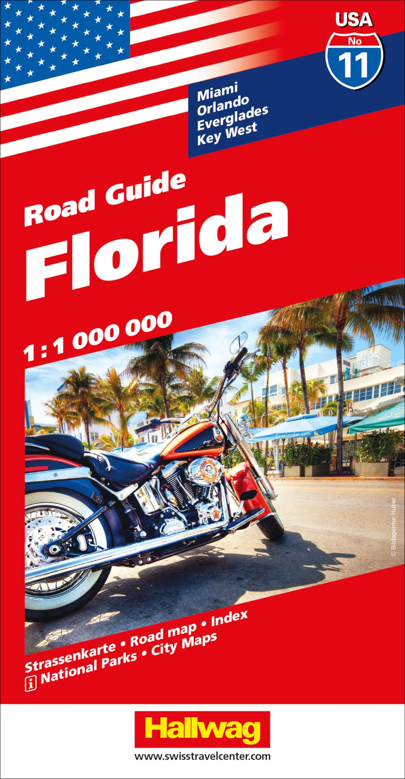 Florida (11): Mit Miami, Orlando, Everglades, Key West. Inkl. Stadtpläne, Ortsverzeichnis und Reiseinformationen (USA Road guides)