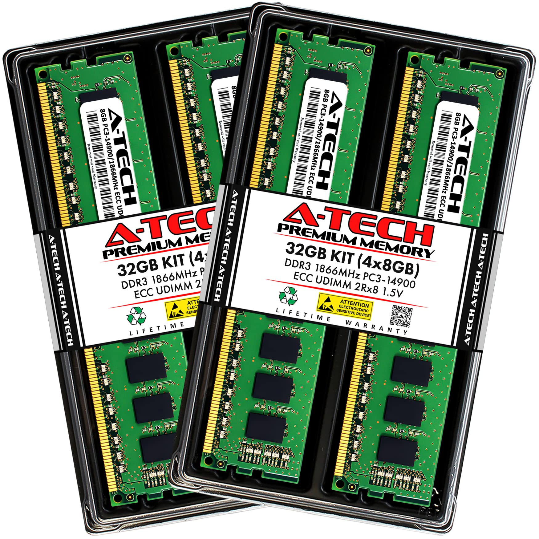Amazon.co.jp: A-Tech Server 32GB キット (4 x 8GB) 2Rx8 PC3-14900E