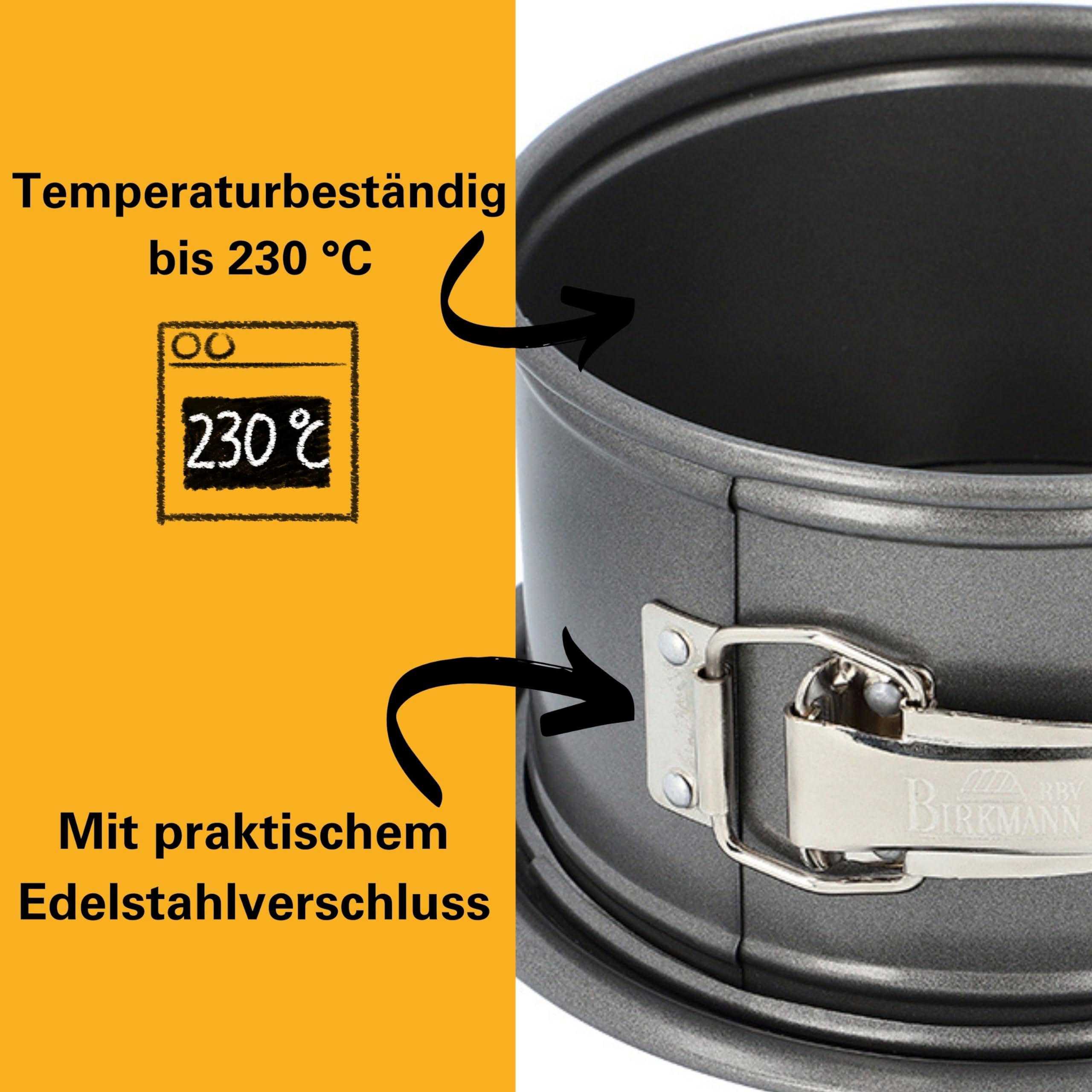 Patisse Profi Springvorm met Hoge rand 22 cm | RC Hellevoet Patisse Profi Springvorm met Hoge rand 22 cm | RC Hellevoet