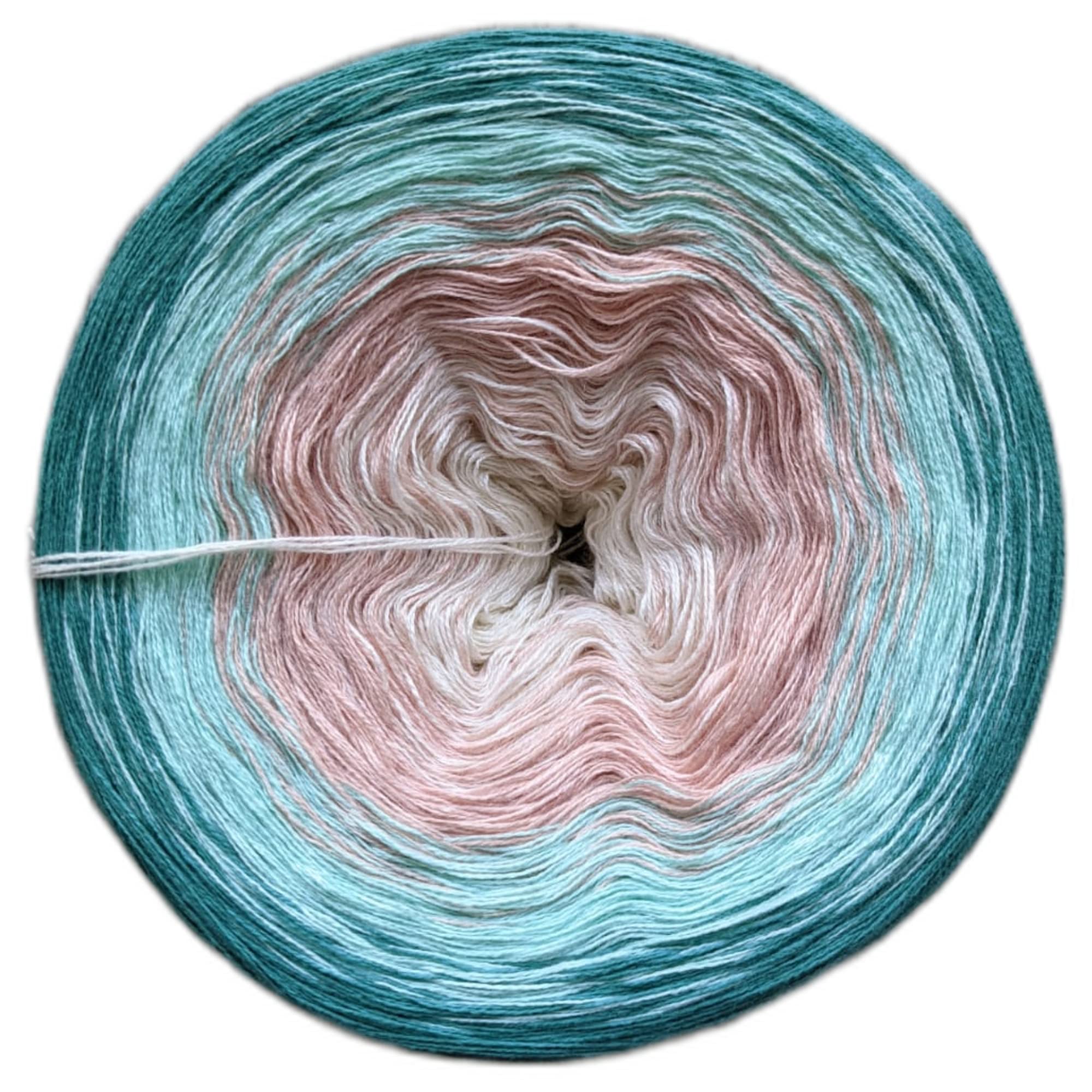 Ombre Yarn - 1000 Meters - 3ply - Mandala Gradient Cake (Turquoise Tonic)