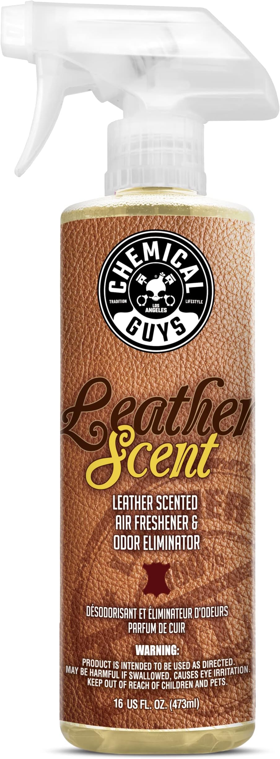 AIR_102_16 Leather Scent Premium Air Freshener and Odor Eliminator (16 oz)