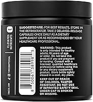 Vista 7 de Toniiq Lactobacillus Rhamnosus - Ultra alta resistencia 100B CFU con FOS prebiótico - Cápsulas de liberación retardada - Probado en laboratorio
